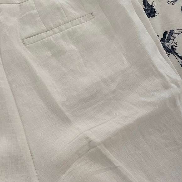 Talbots White Linen Trousers - Picture 5 of 16